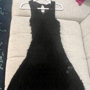 Chloe Knitted Black Dress Size: XS Made in Italy